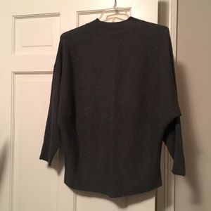 Vince camuto dark grey sweater, ribbed texture, size XS